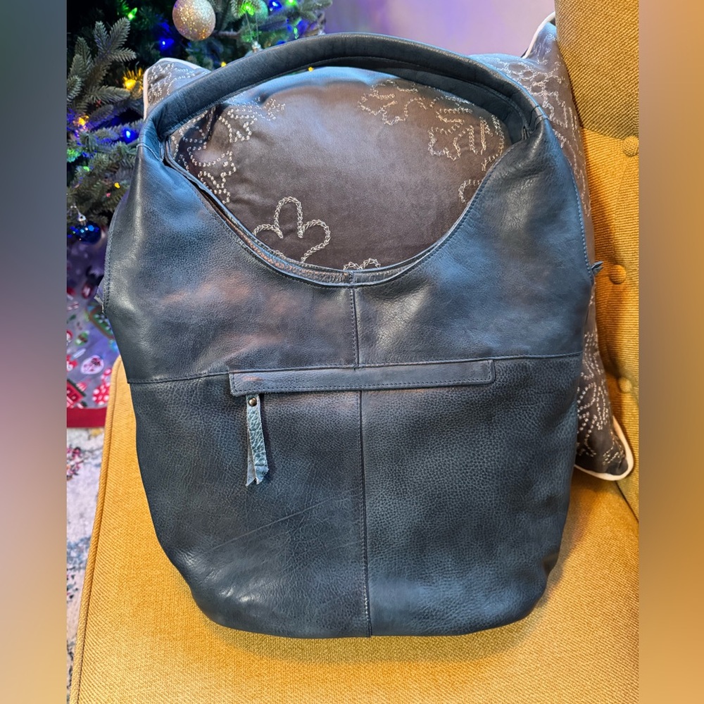EUC Latico Leather Denim Kiki Shoulder Bag 💙 - Picture 2 of 7